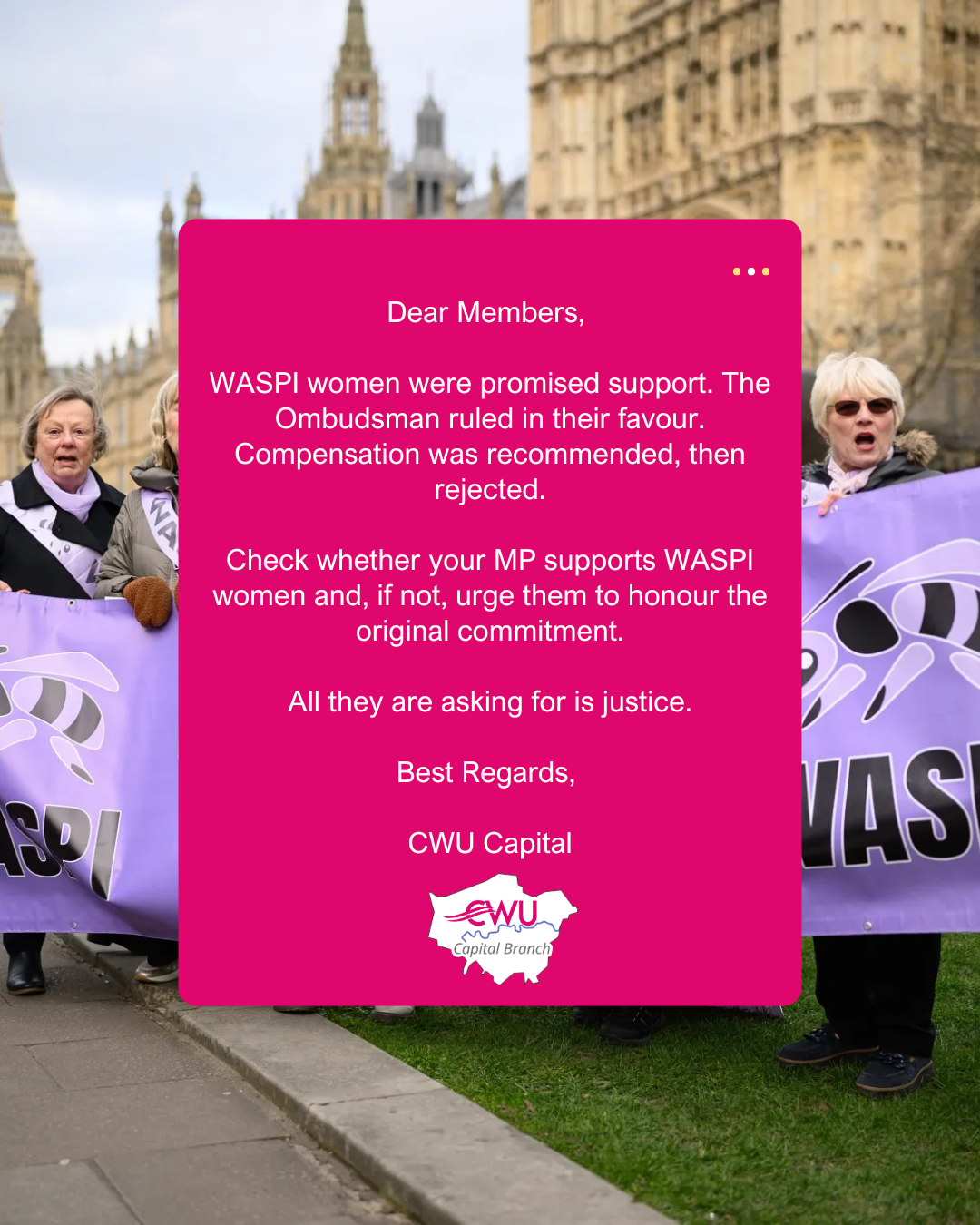 WASPI Women: Fight for Justice