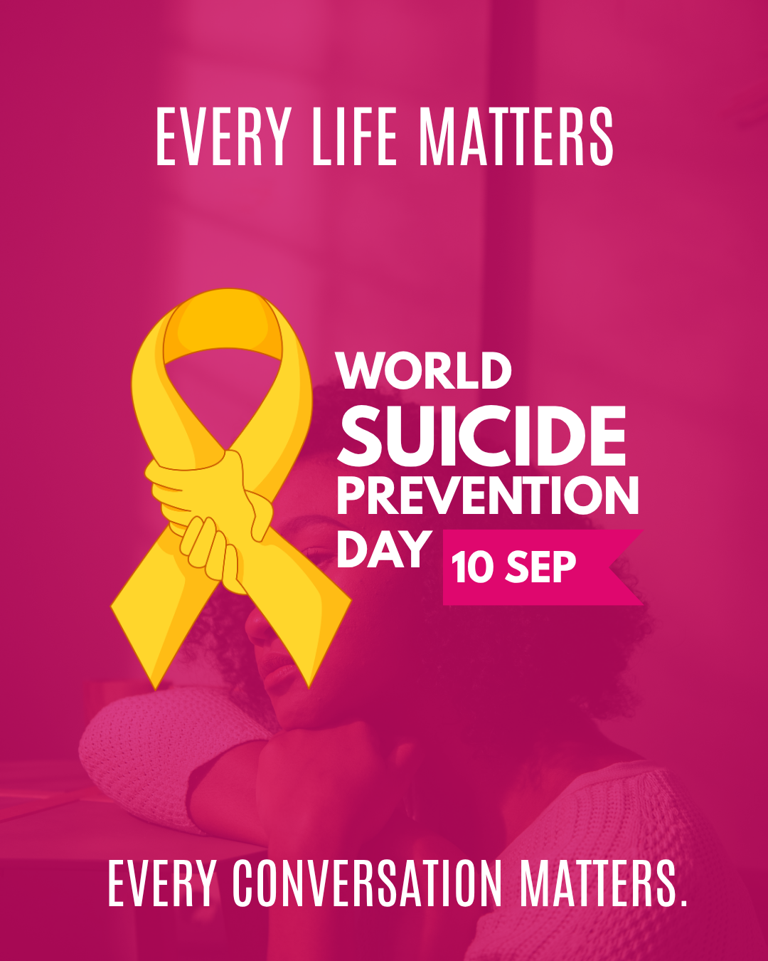 World Suicide Prevention Day: You do not have to struggle alone